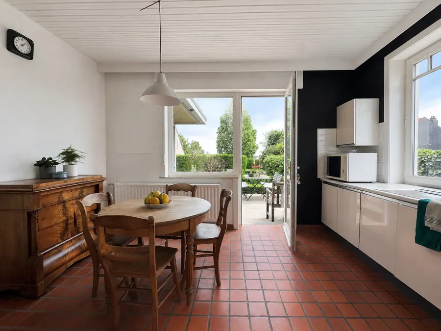 Keuken met toegang tot terras